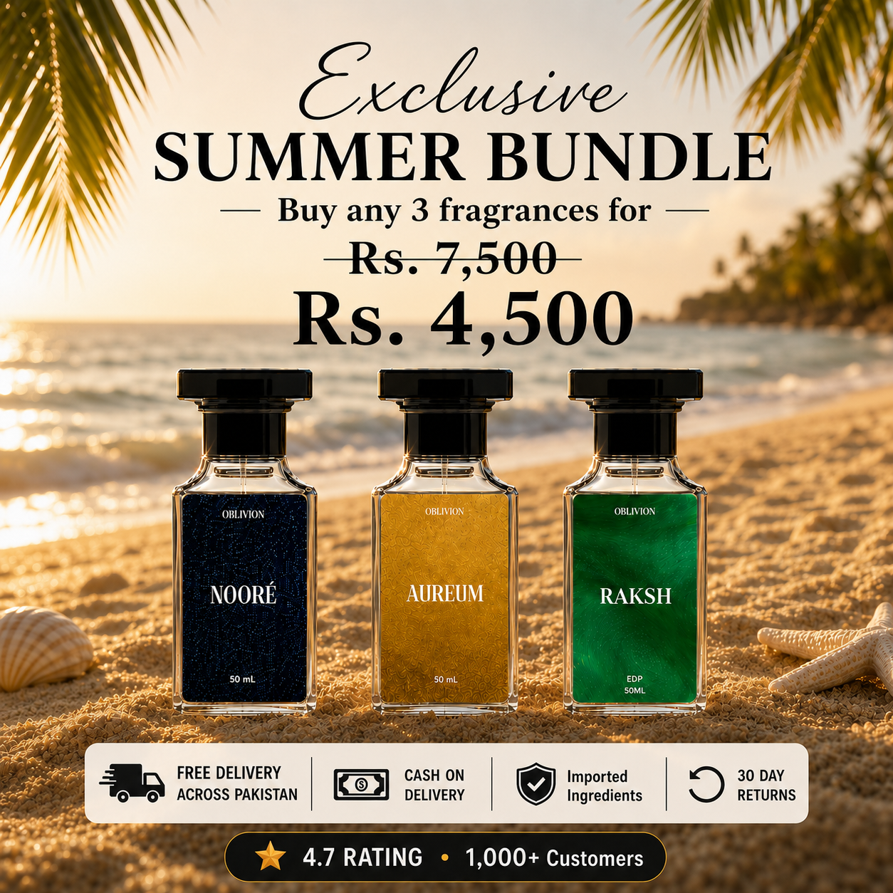 Summer Essentials Bundle - Stay Fresh, Confident & Unforgettable All Summer Long