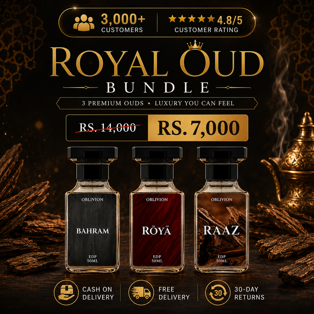Royal Oud Bundle - Step Into The World of Timeless Luxury